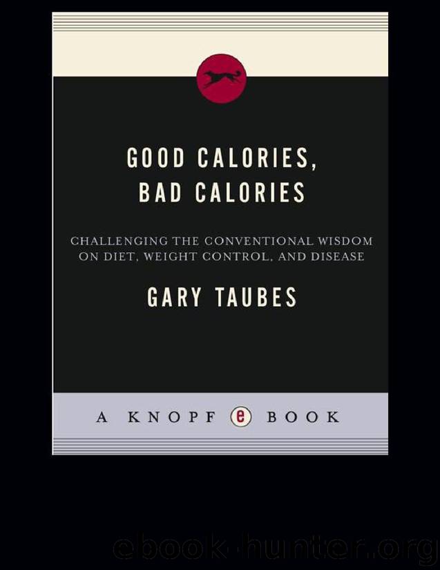 Good Calories, Bad Calories by Gary Taubes free ebooks download